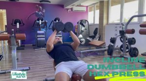 Incline Dumbbell Hex Press Video Tutorial