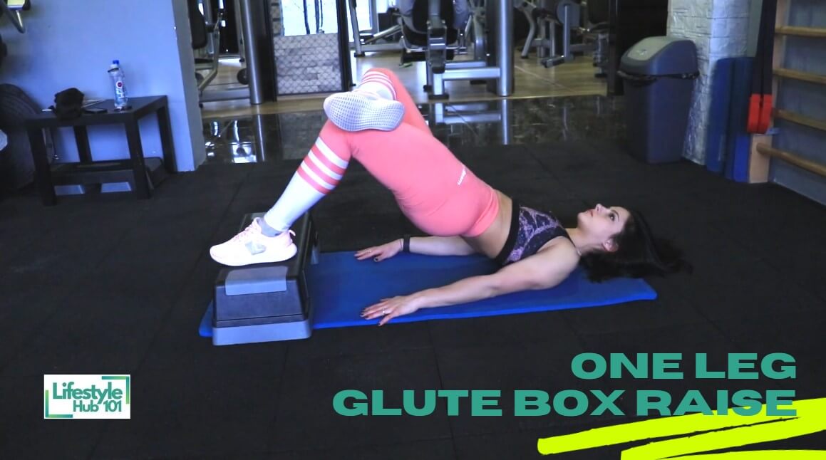 One Leg Glute Box Raises Video Tutorial