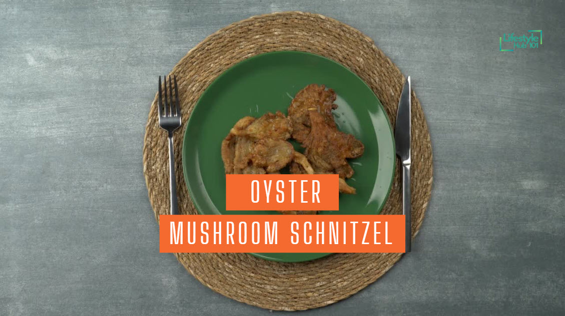 Oyster Mushroom Schnitzel