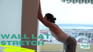 Wall Lat stretch Video Tutorial