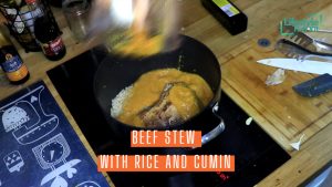 beef stew with rice and cumin