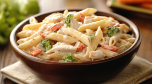 creamy chicken wholewheat pasta