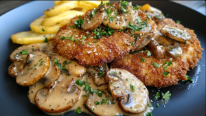 Oyster Mushroom Schnitzel