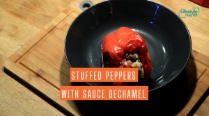 Stuffed Peppers with Bechamel Sauce