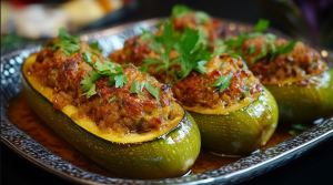 turkish stuffed zucchinis